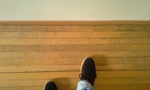 Old hardwood floor strips