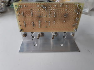 Fully assembled power supply board (back).