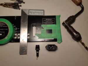 Installing the IEC 320 power connector