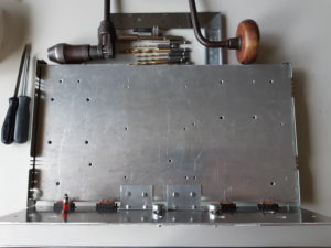Holes drilled into chassis