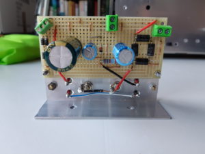 Board reversed, transistors connected